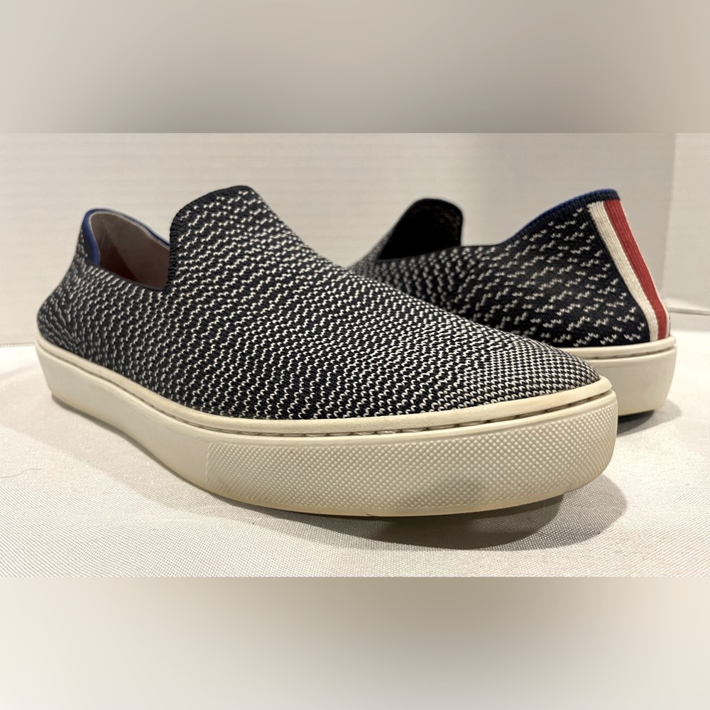 ROTHY’S Maritime Gradient Red White Navy Blue Slip On Sneakers Women’s 8 1/2
